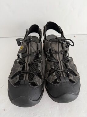 ATIKA Men's Hiking Sandals Size 8 Gray Camo Lightweight Water Shoes.